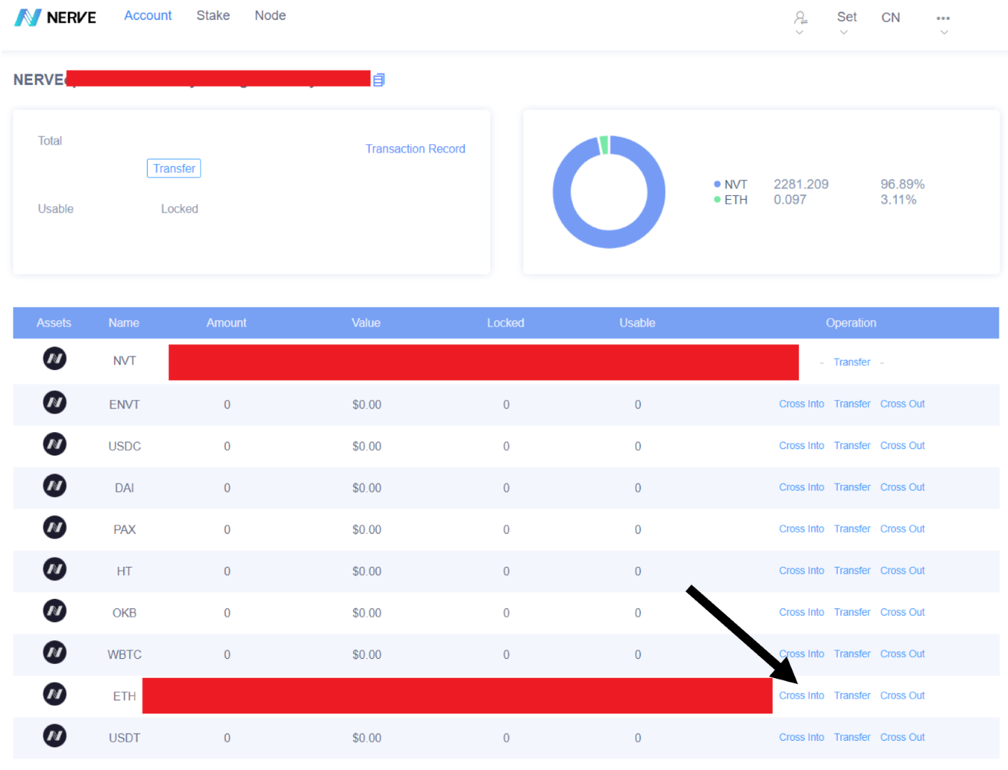 2-Large Como fazer staking de ETH na Nerve.Network