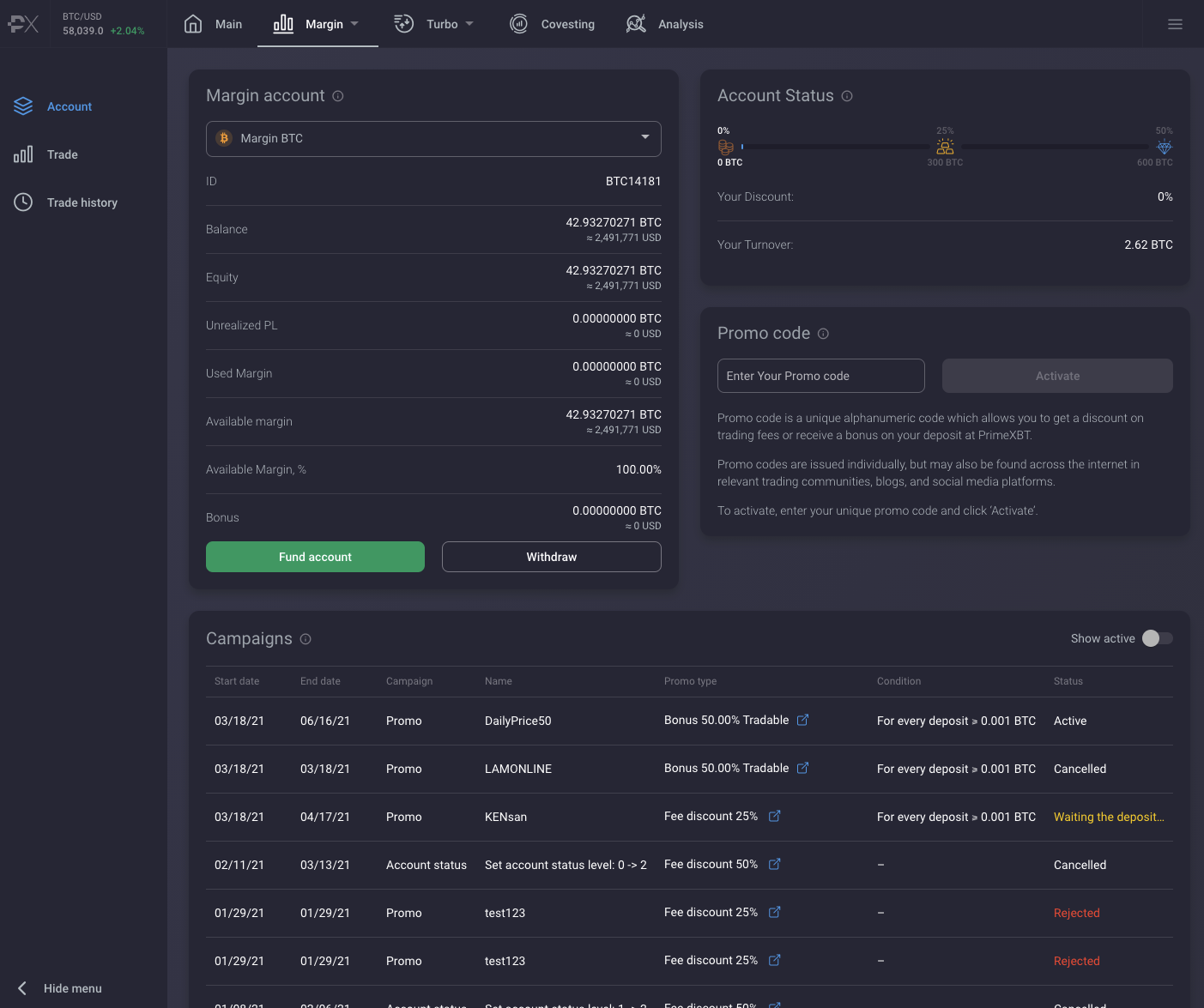 2 Bem-Vindo A PrimeXBT V2.0: Opere Em Mercados Globais Com ETH, USDT E USDC