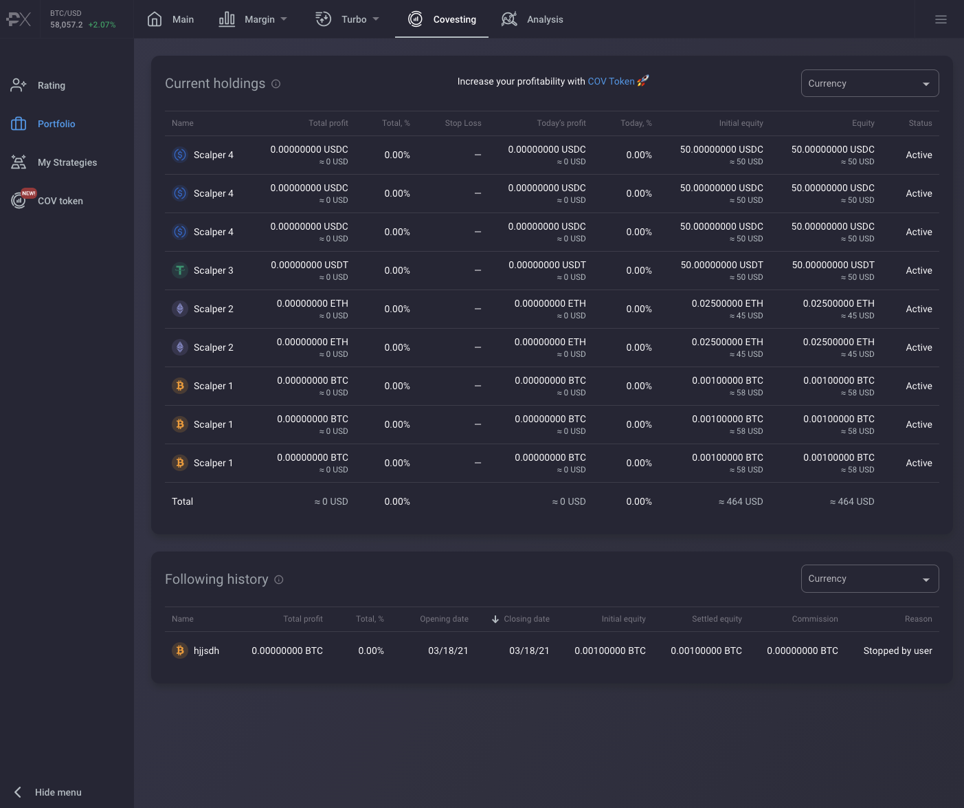 4 Bem-Vindo A PrimeXBT V2.0: Opere Em Mercados Globais Com ETH, USDT E USDC